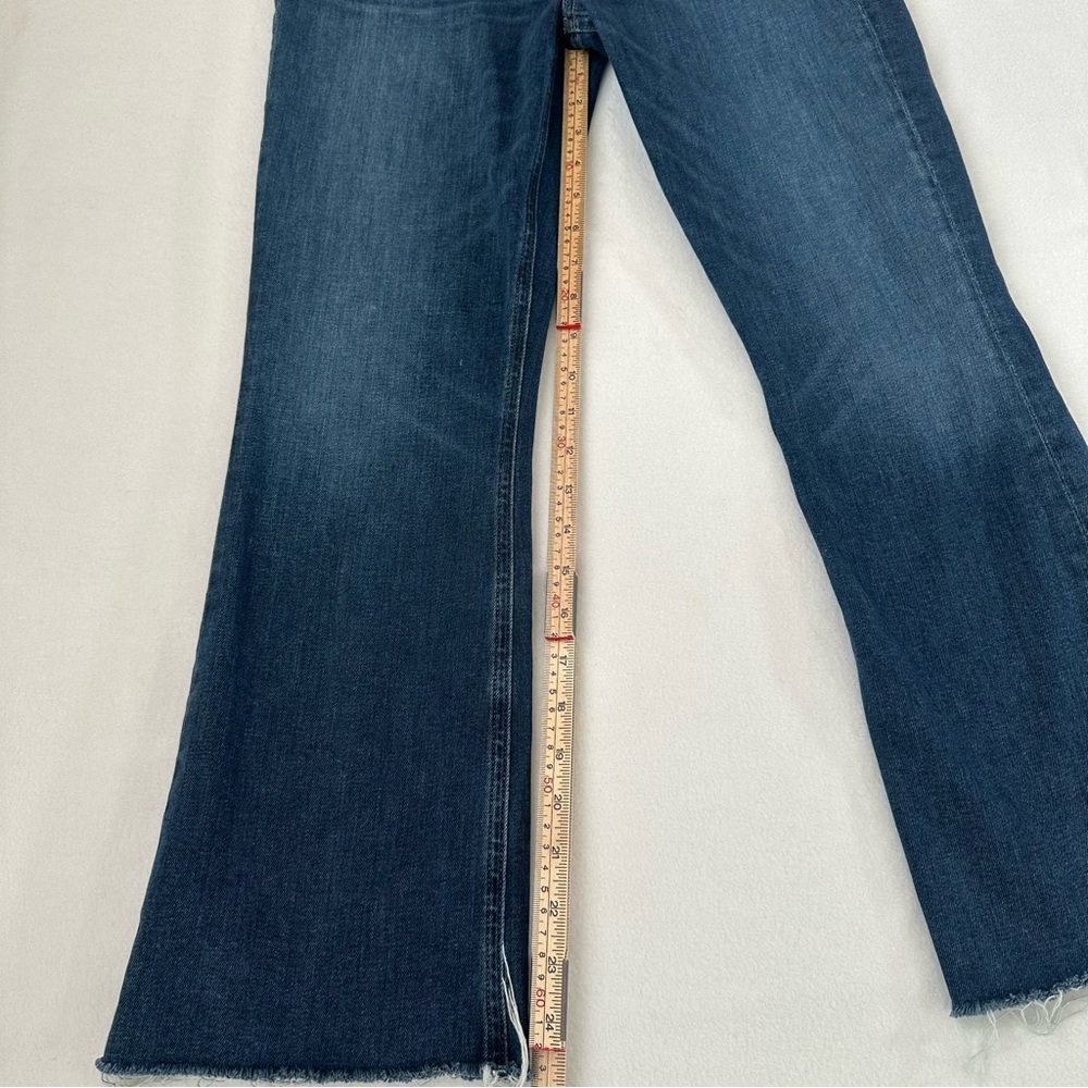 Citizens of Humanity Isola Cropped Jeans Medium Wash‎ Raw Hem Women’s Size 28 - Picture 7 of 12